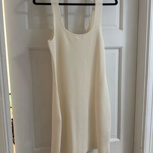 Abercrombie Cream Sleeveless Dress